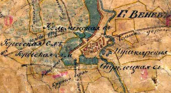 План генерального межевания Тульской губернии 1790